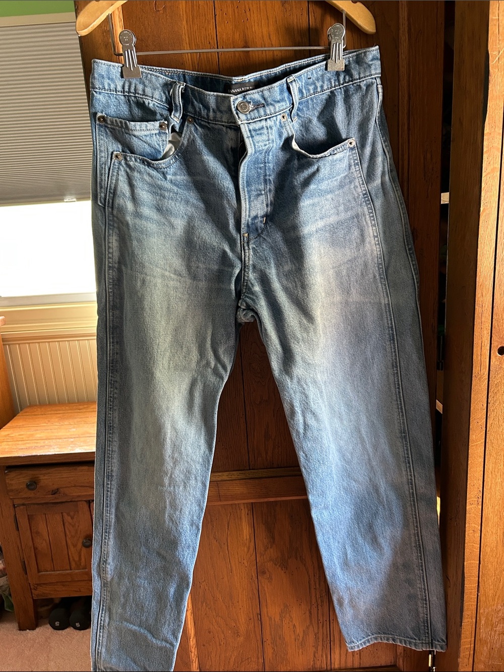 Banana Republic Light Wash Cropped Ankle Jeans